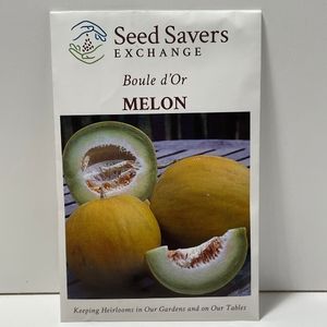 Boule d'Or Melon Heirloom Open-Pollinated Seeds
